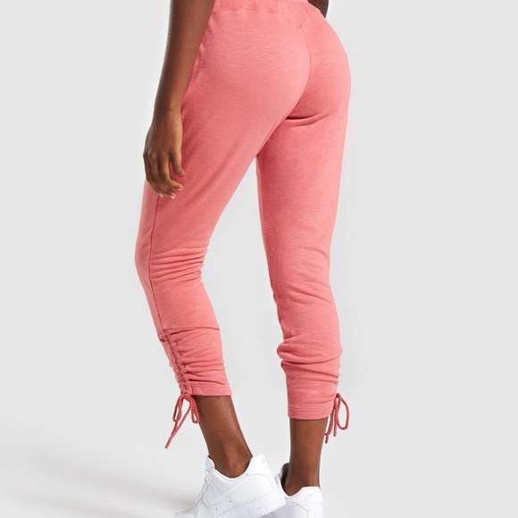 Gymshark Ruched Slim Fit Joggers Medium - Picture 2 of 7